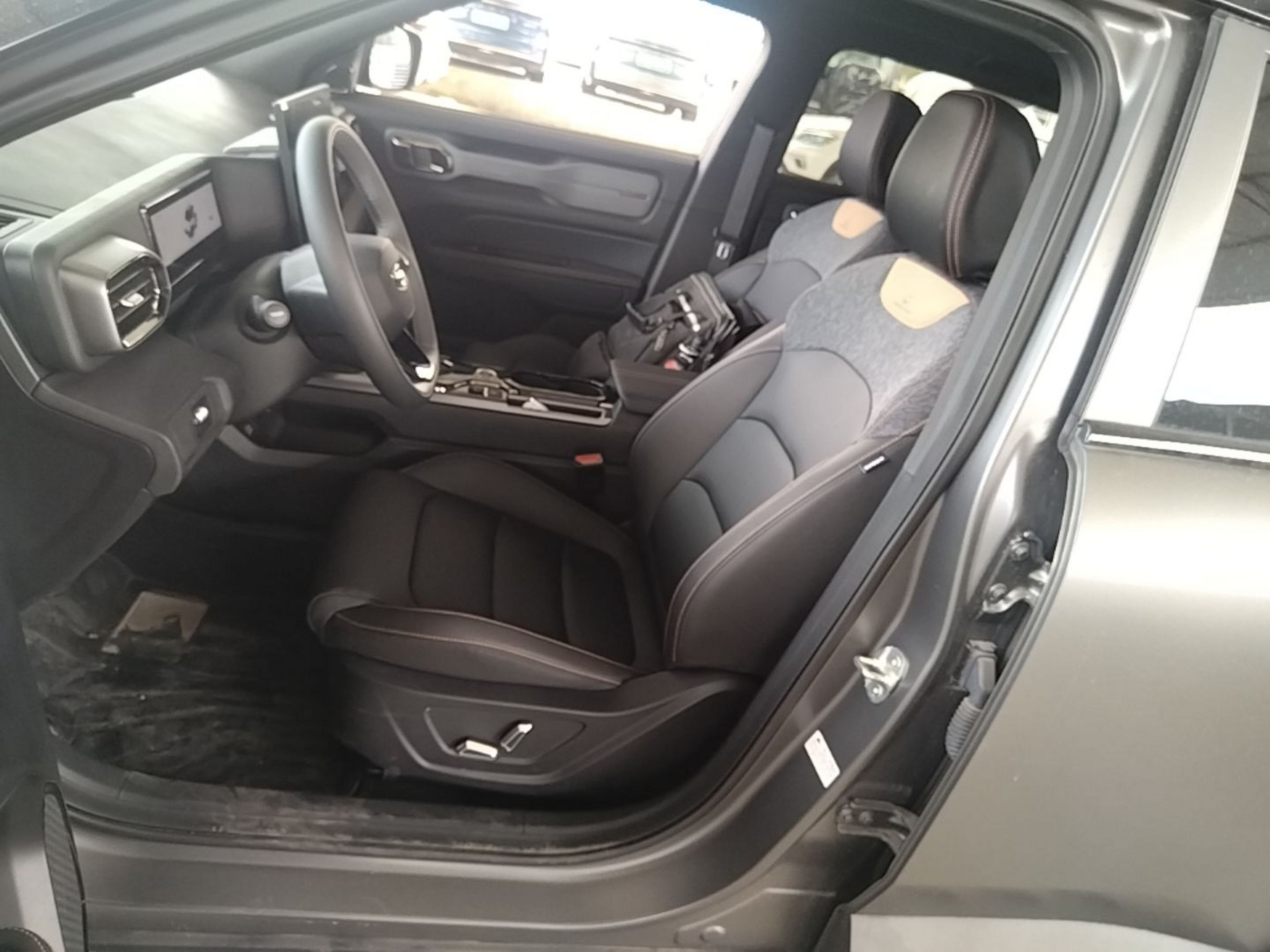 Vordere Reihe im Auto