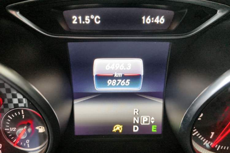 Used Mercedes-Benz A-Class 2016 A 200 Fashion Model Odometer Close Up