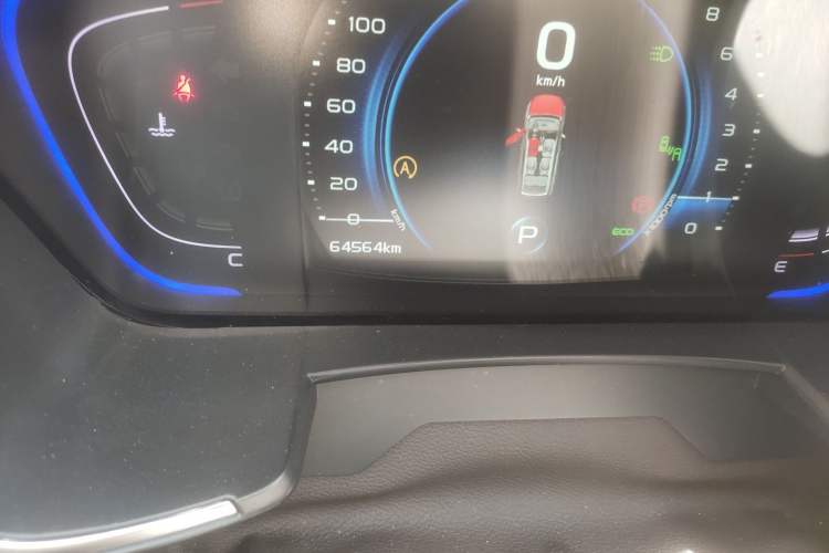 Used Geely Auto Jiajie 2019 1.5TD MHEV DCT Deluxe Edition Odometer Close Up