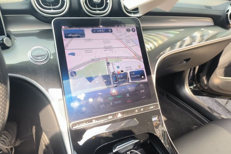 Used Mercedes-Benz C-Class 2023 Restyled C 260 L Sport Edition Audio And AC Panel