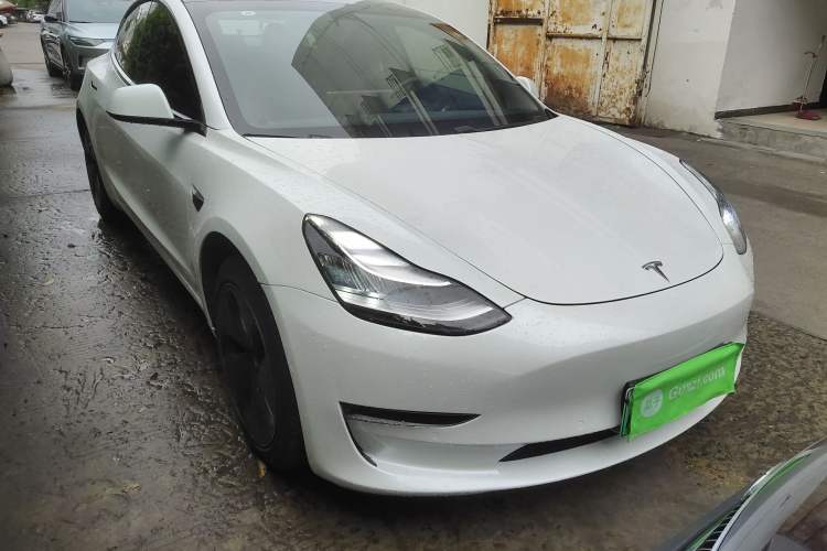 Used Tesla Model 3 2019 Long-Range All-Wheel-Drive Version Front Right 45 Deg