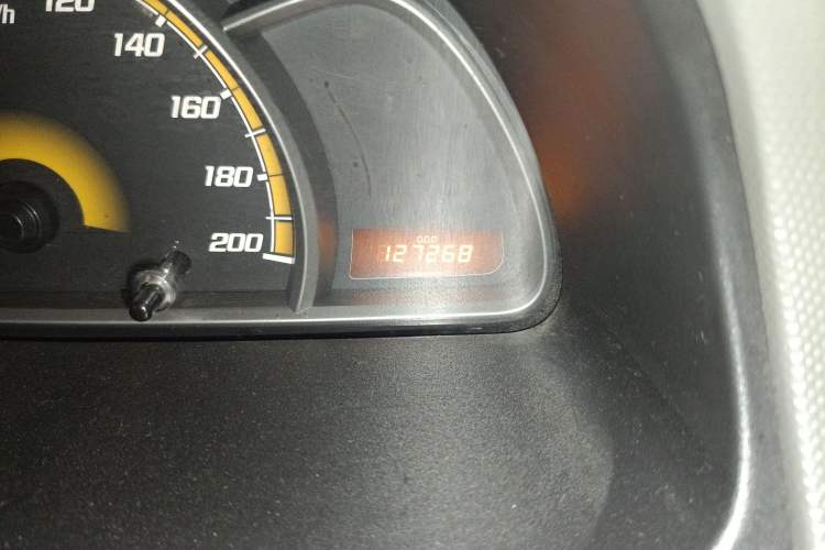 Used Chevrolet Sail 2013 Sedan 1.2L Manual Fashionable Happiness Edition Odometer Close Up