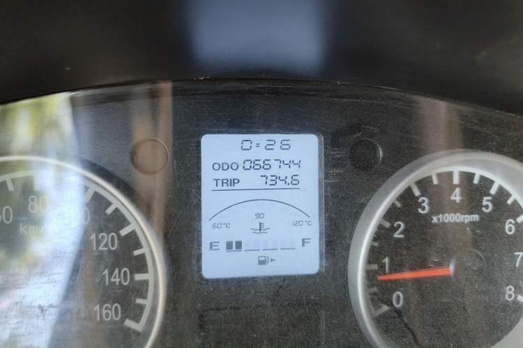 Used Jinbei Hiace X30 2018 1.3L Standard Edition DLCG12 Odometer Close Up