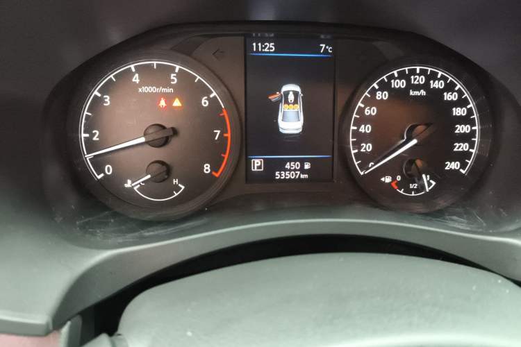 Used Nissan Teana 2021 2.0L XL Comfort Edition Odometer Close Up