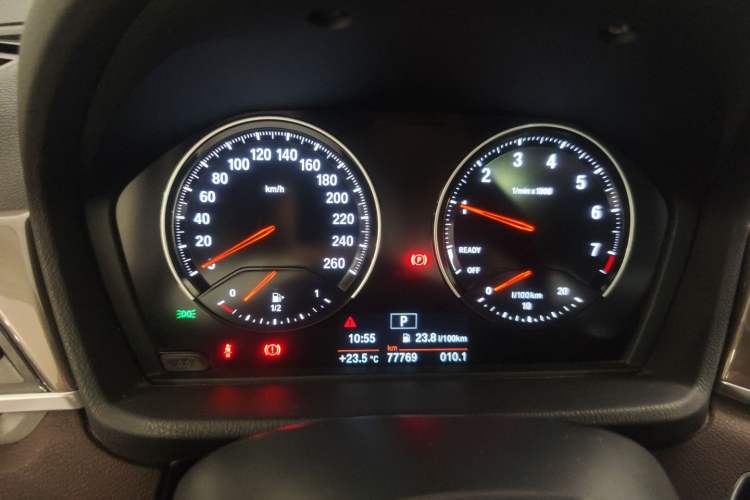 Used BMW X1 2018 sDrive18Li Luxury Model Odometer Close Up