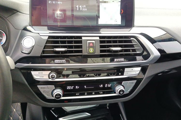 Used BMW X3 2018 xDrive25i M Sport Package China VI Audio And AC Panel