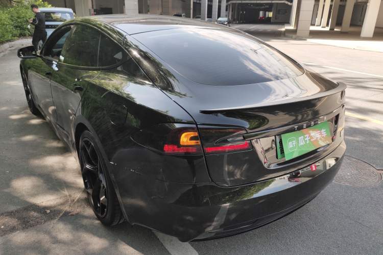 Used Tesla Model S 2020 Long-Range Upgrade Version Rear Left 45 Deg