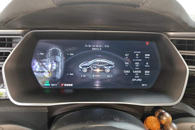 Used Tesla Model S 2015 S 85D Instrument Cluster