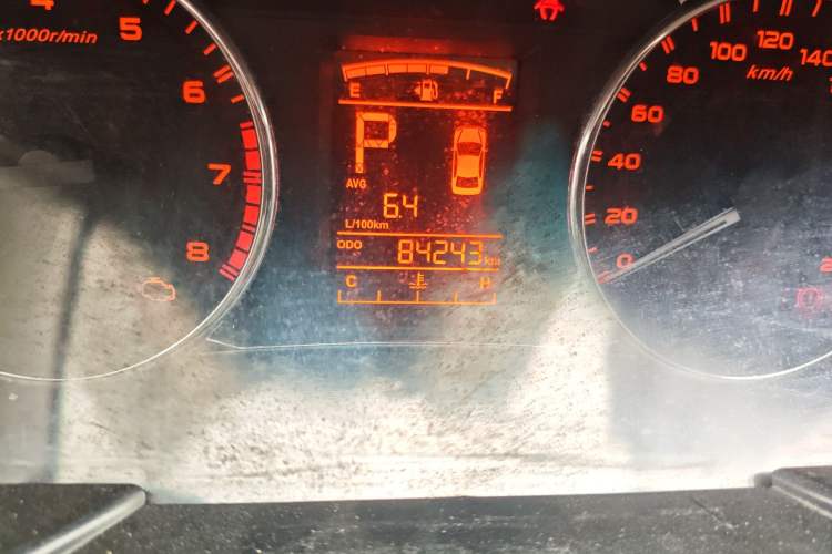 Used Geely Auto Vision 2016 1.5L Automatic Happiness Edition Odometer Close Up