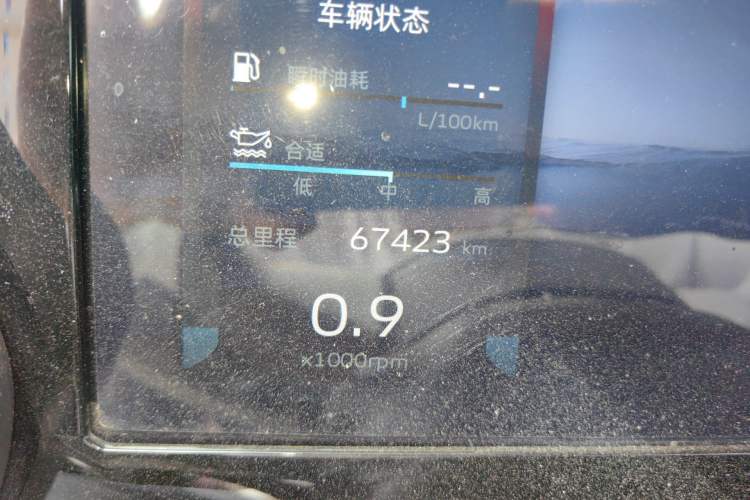 Used Geely Auto Monjaro L 2021 2.0TD DCT EVO Two-Wheel Drive Prestige Version Odometer Close Up