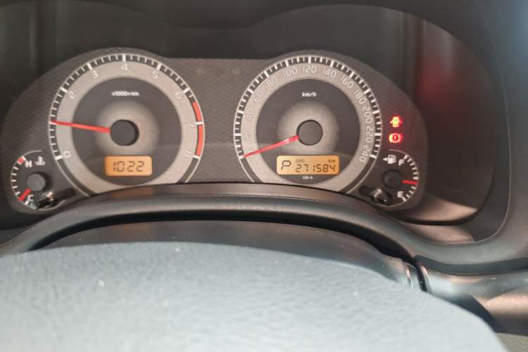 Used Toyota Corolla 2011 1.6L Automatic GL Odometer Close Up