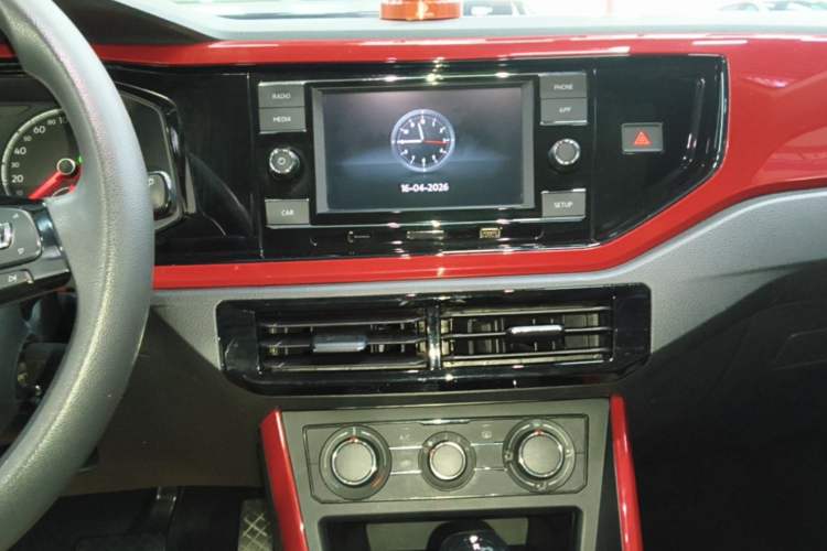 Used Volkswagen Polo 2019 Plus 1.5L Automatic Colorful Technology Edition Audio And AC Panel