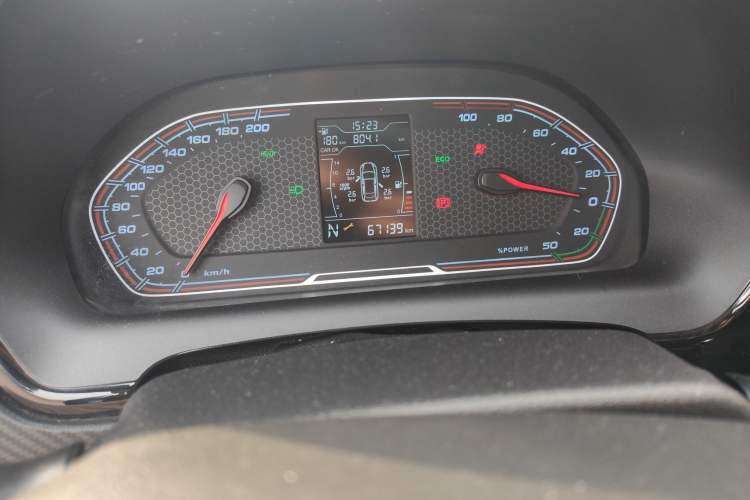 Used Chery New Energy Tiggo 3xe 2018 480 Comfort Edition Odometer Close Up