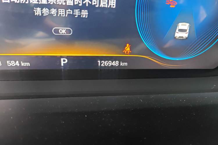 Used EXEED Lingyun 2019 1.6T Two-Wheel Drive Diamond Edition Odometer Close Up