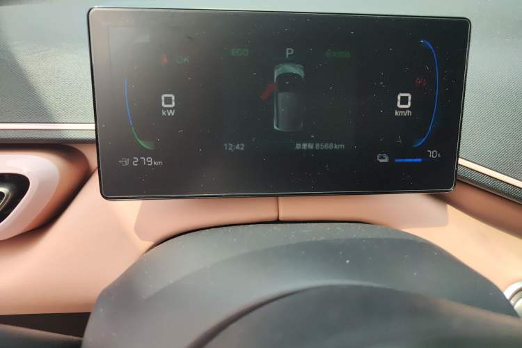 Used BYD Seagull 2025 405 km Flying Edition Odometer Close Up