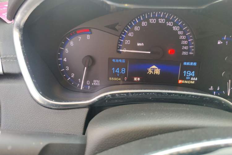 Used Cadillac SRX 2015 3.0L Comfort Version Odometer Close Up