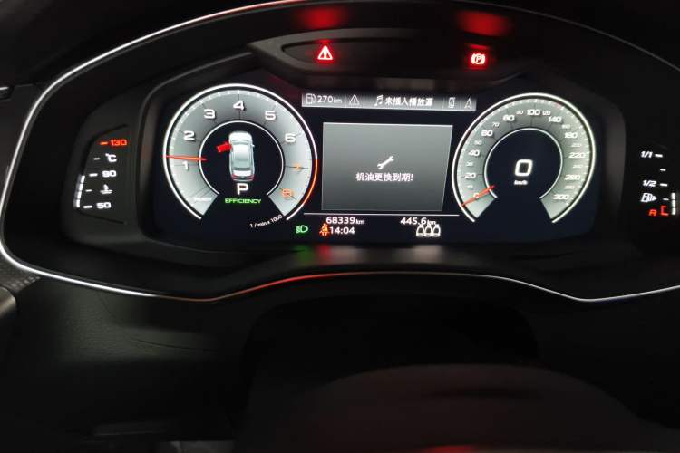 Used Audi A6L 2022 45 TFSI Prestige Dynamic Edition Odometer Close Up