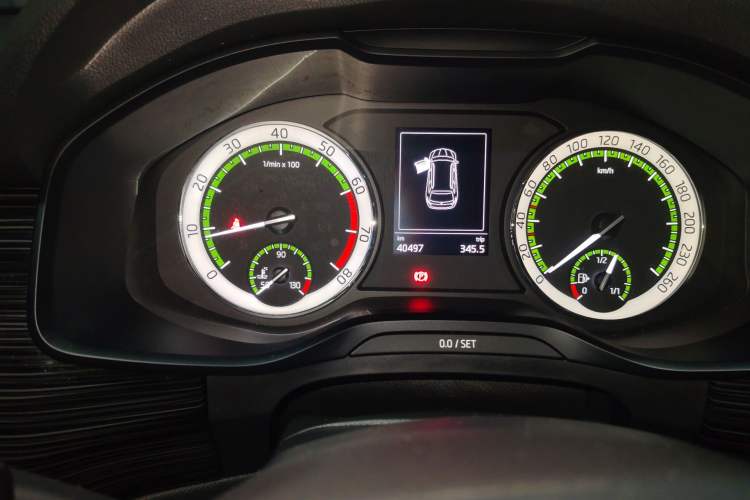 Used Skoda Kodiaq 2018 Restyled TSI330 7-Seater Two-Wheel Drive Luxury Enjoyment Edition Odometer Close Up