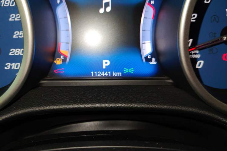 Used Maserati Ghibli 2017 3.0T Standard Edition Odometer Close Up