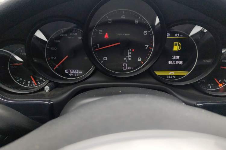 Used Porsche Panamera 2010 Panamera 4 3.6L Odometer Close Up