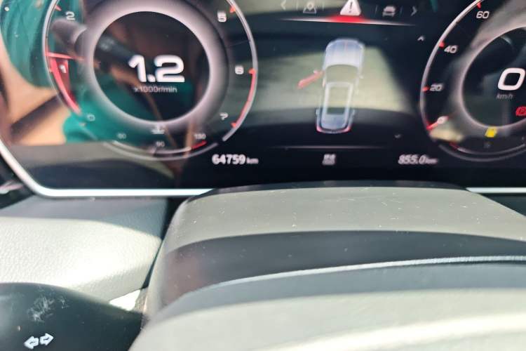 Used Hongqi HS5 2022 Revised Version 2.0T Smart Connect Flagship Edition Odometer Close Up