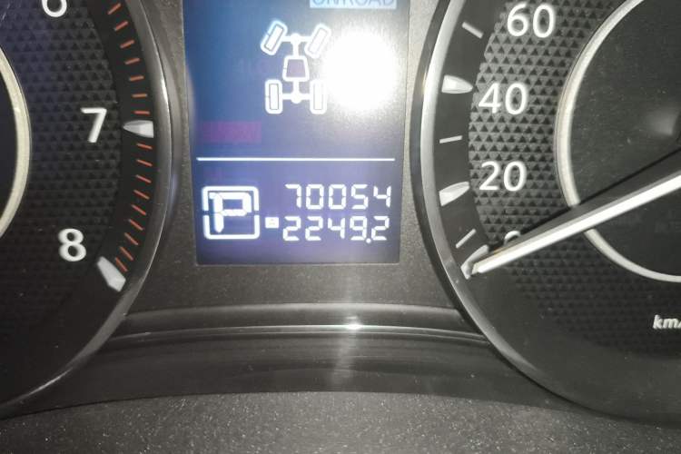 Used Nissan Patrol 2018 4.0L LinkedIn Edition Odometer Close Up