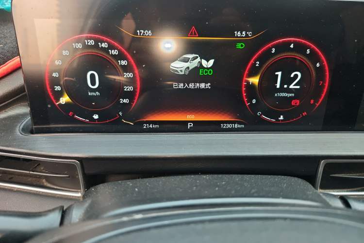 Used EXEED Zhuifeng 2022 Chasing the Waves Edition 1.5T CVT Wind-Chasing Edition Odometer Close Up