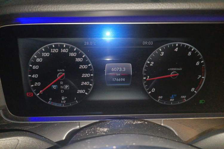 Used Mercedes-Benz E-Class 2017 E 300 L Sporty and Stylish Model Instrument Cluster