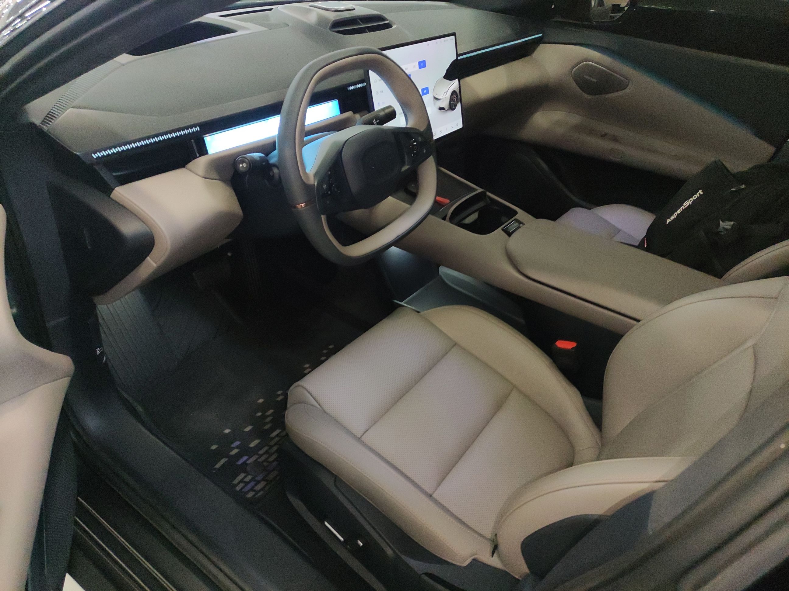 Переднее сиденье в автомобиле