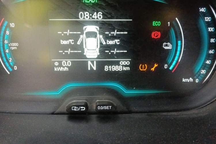 Used Chery QQ Little Ant 2022 Sweet Pink Edition Half-Sugar Version 3-Cell Lithium 30kW 301km Odometer Close Up