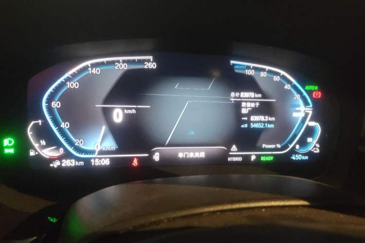 Used BMW 5 Series New Energy 2022 Restyled 535Le M Sport Package Odometer Close Up