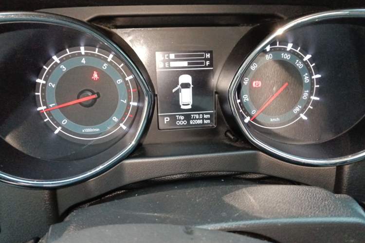 Used Lifan Auto Myway 2016 1.5L Automatic Smart Enjoyment Model Odometer Close Up