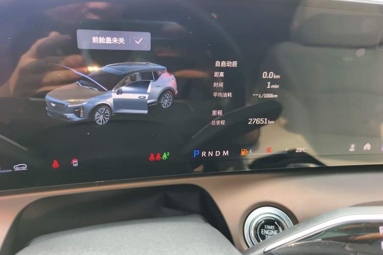 Used Cadillac GT4 2023 25T Prestige Version Odometer Close Up