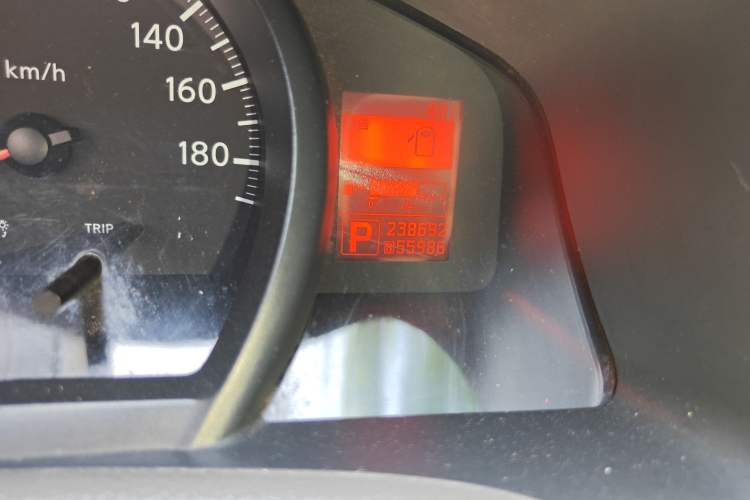 Used Nissan NV200 2014 1.6L CVT Zunya Model China IV Standard Odometer Close Up