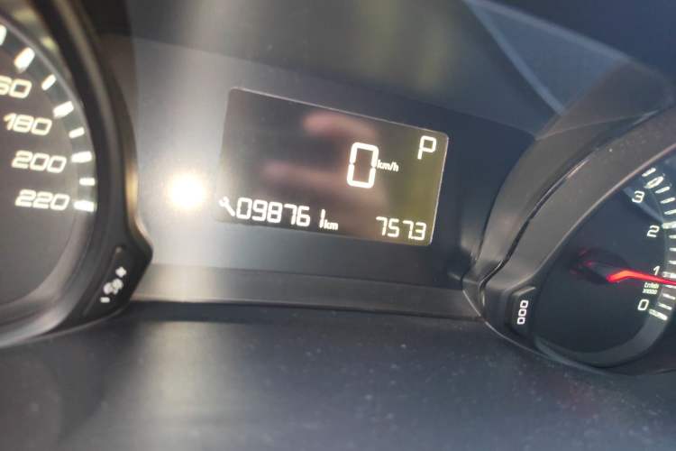 Used Peugeot 308 2016 230THP Automatic Luxury Edition Odometer Close Up