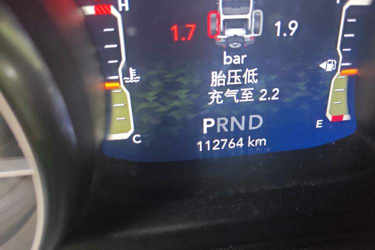 Used Jeep Wrangler  Odometer Close Up