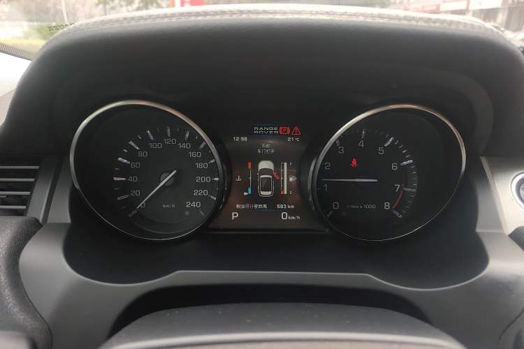 Used Land Rover Range Evoque 2013 2.0T 5-Door Ignite Edition Instrument Cluster