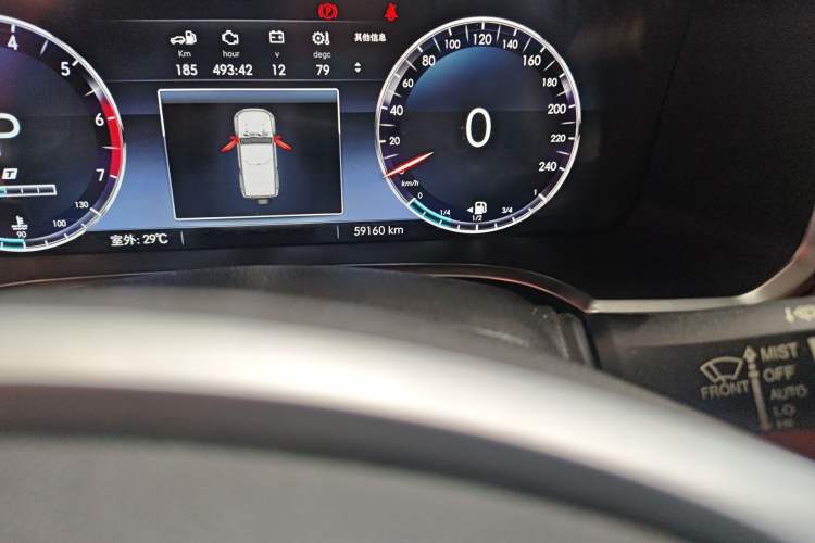 Used BAIC Off-Road BJ40 2021 2.0D Automatic Four-Wheel Drive Blade Hero Edition Adventurer Type Odometer Close Up