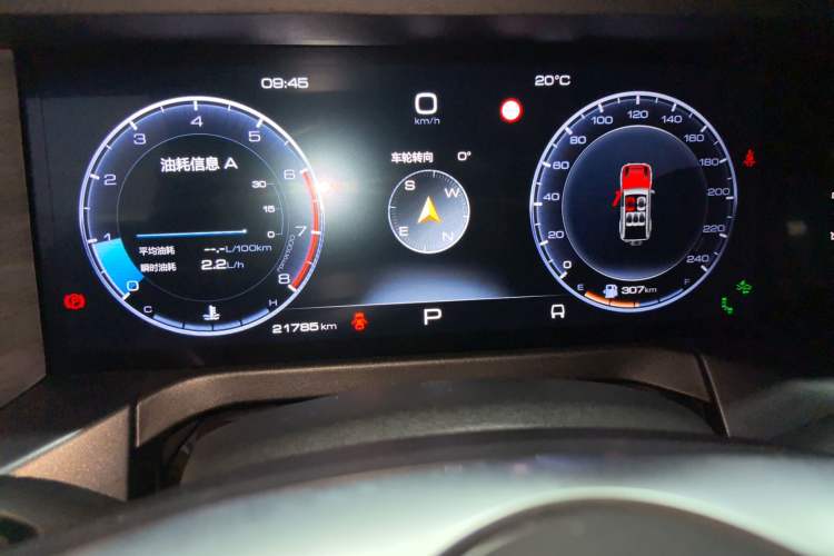 Used Tank 300 2021 City Edition 2.0T—Truly Stylish Instrument Cluster