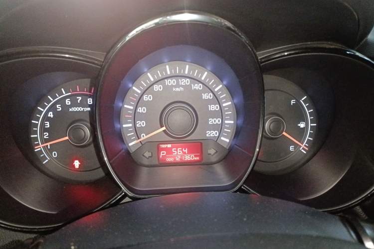 Used Kia K2 2012 Sedan 1.4L Automatic GLS Commemorative Edition Instrument Cluster