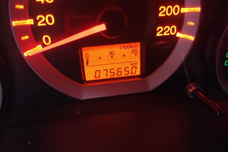 Used Honda City Classic 2008 1.5L Automatic Elite Edition Odometer Close Up