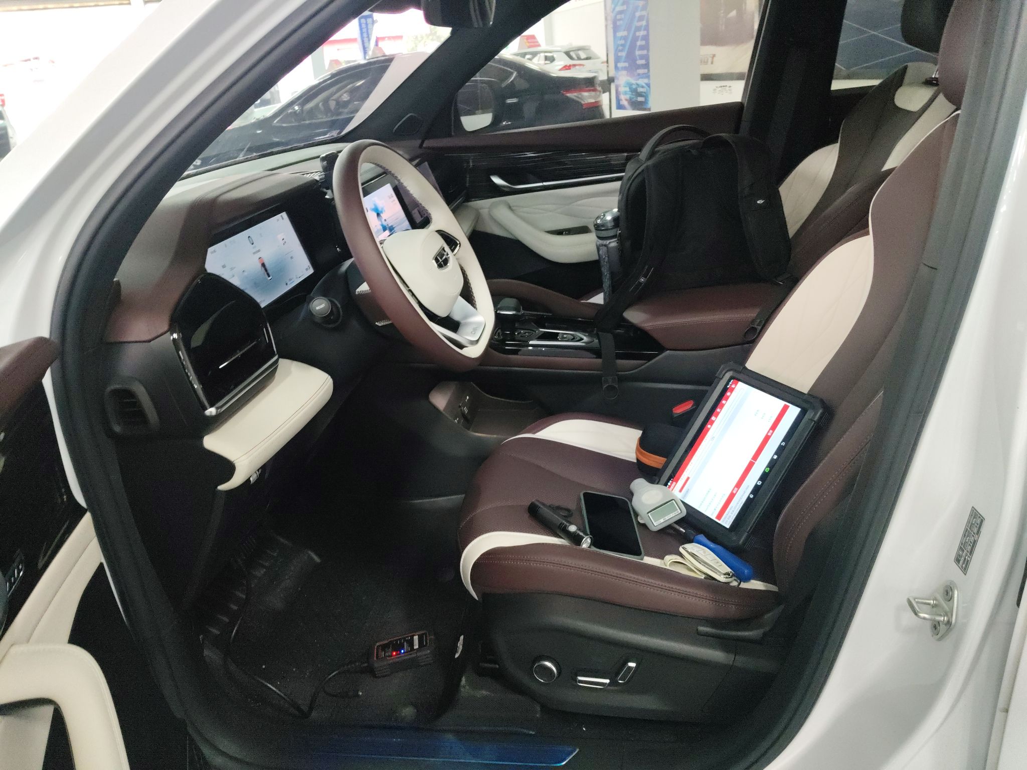 Переднее сиденье в автомобиле