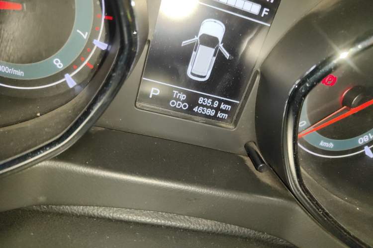 Used Lifan Auto Myway 2016 1.5L Automatic Smart Enjoyment Model Odometer Close Up