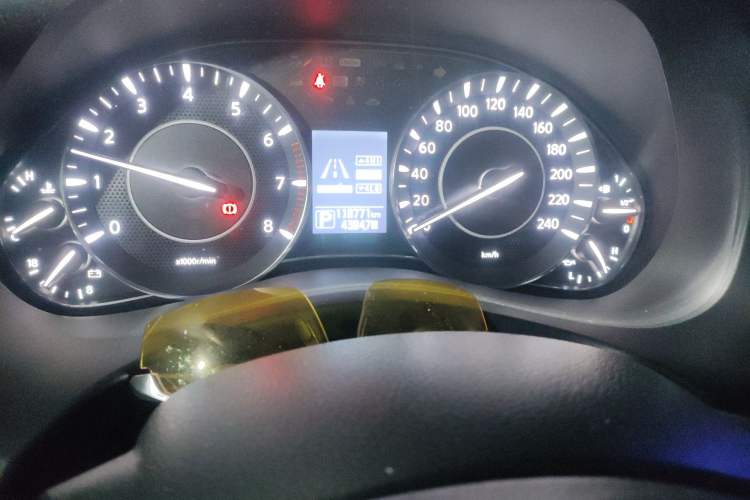 Used Nissan Patrol  Odometer Close Up