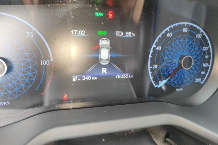 Used Hongqi E-QM5 2023 620km PLUS Odometer Close Up