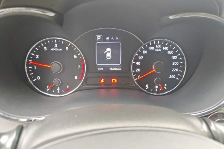 Used Kia K3 2016 1.6L Automatic GLS Odometer Close Up