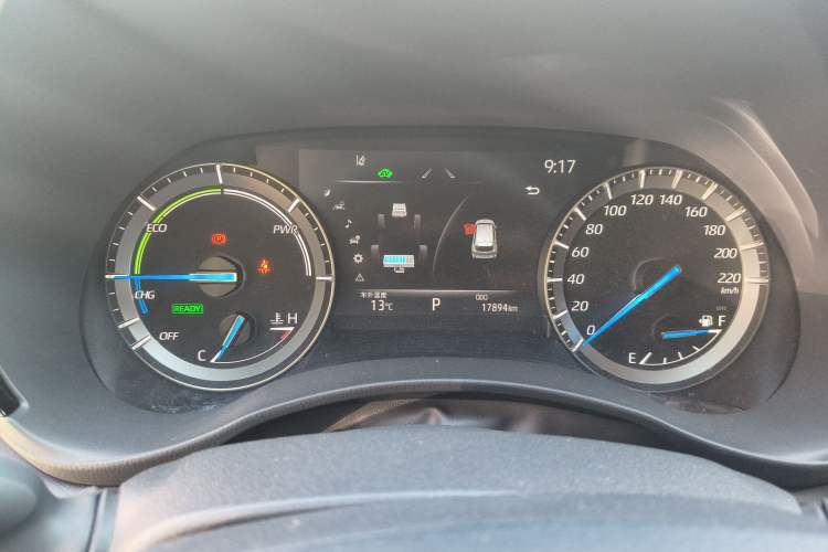 Used Toyota Highlander 2023 2.5L Smart Electric Hybrid Dual-Engine 4x4 Knight Edition 7 Seats Odometer Close Up