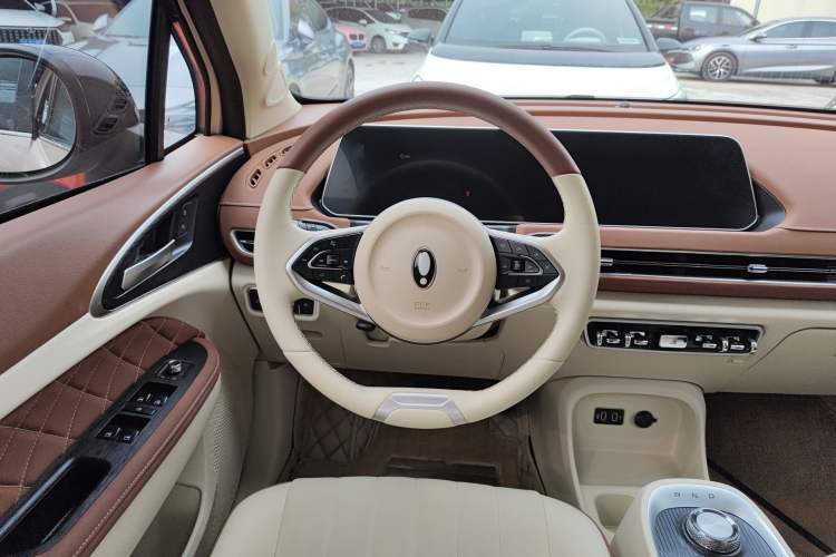 Used ORA Good Cat 2022 400km Standard Range Luxury Version Lithium Iron Phosphate Steering Wheel
