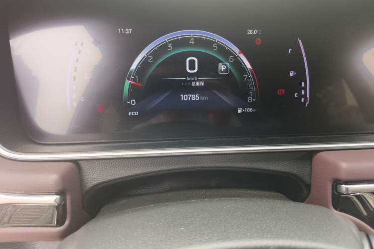 Used GAC Trumpchi M6 2023 PRO 270T DCT Luxury Edition Odometer Close Up