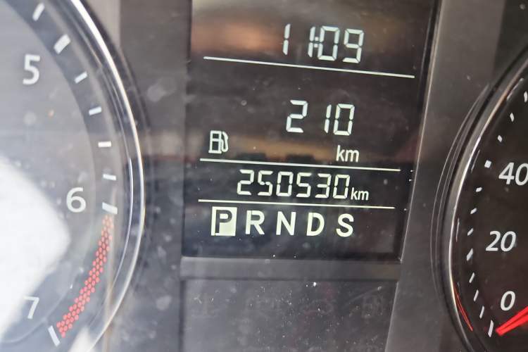 Used Volkswagen Lavida 2011 1.6L Automatic Premium Edition Odometer Close Up